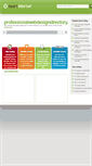 Mobile Screenshot of professionalwebdesigndirectory.com