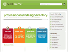 Tablet Screenshot of professionalwebdesigndirectory.com